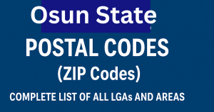 Osun State Postal Codes